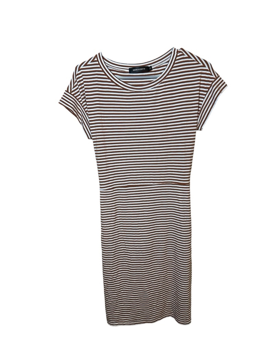 Merokeety Striped Casual Dress Small
